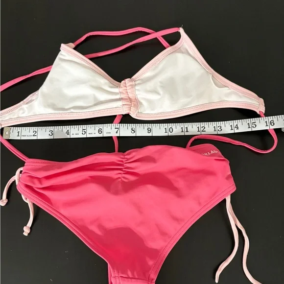 Billabong Pink and Light Pink Bikini Set - Picture 3 of 3